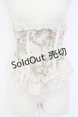 画像: PrivateSquare. / 小花ブーケ柄ゴブランコルセット Ｍ ベージュ T-25-12-14-031-LO-TO-SA-ZT