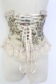 画像2: PrivateSquare. / 小花ブーケ柄ゴブランコルセット Ｍ ベージュ T-25-12-14-031-LO-TO-SA-ZT (2)