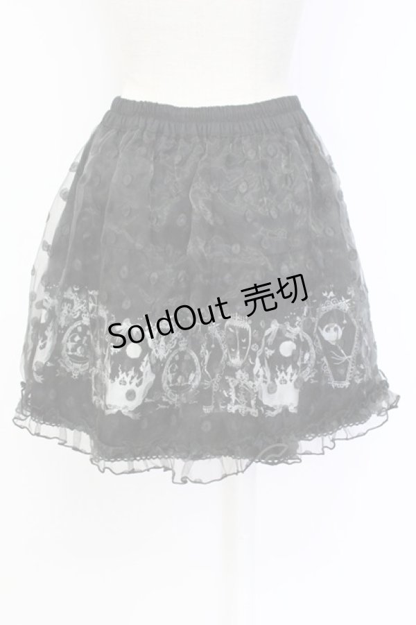 画像2: PUTUMAYO / ナイトメアー・ビフォア・クリスマス スカート  黒 T-25-12-14-038-PT-SK-SA-ZT (2)