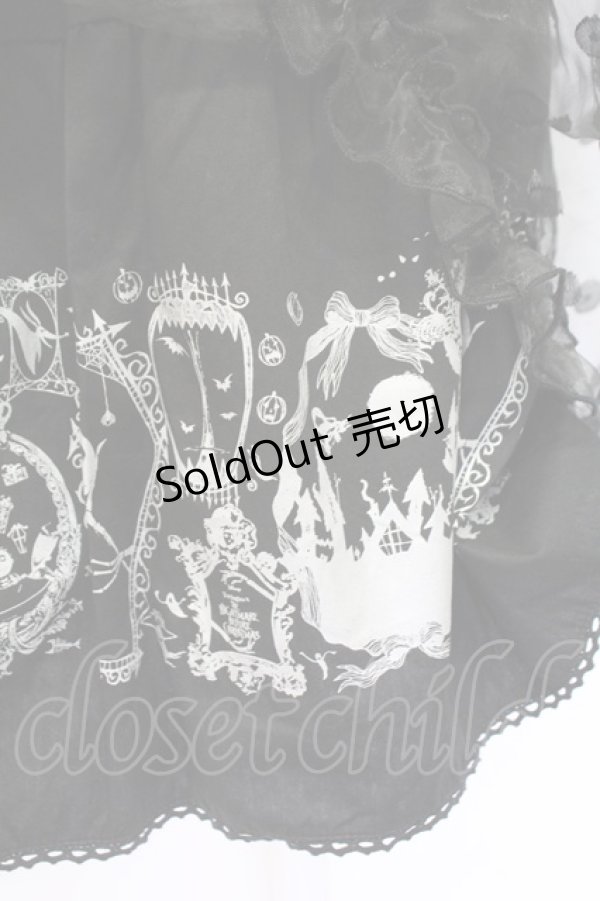 画像3: PUTUMAYO / ナイトメアー・ビフォア・クリスマス スカート  黒 T-25-12-14-038-PT-SK-SA-ZT (3)