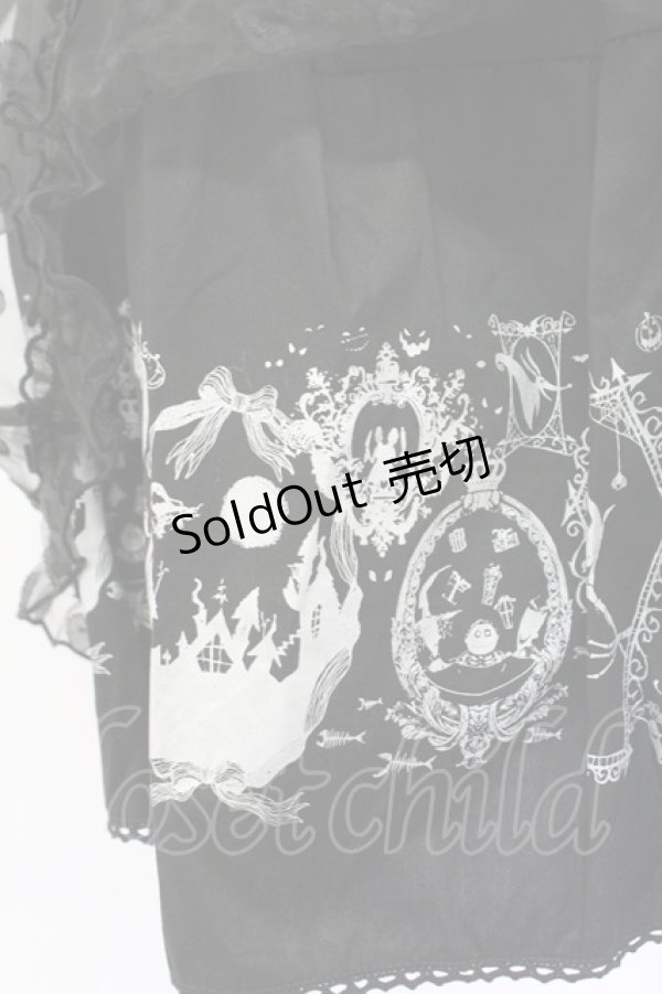 画像4: PUTUMAYO / ナイトメアー・ビフォア・クリスマス スカート  黒 T-25-12-14-038-PT-SK-SA-ZT (4)