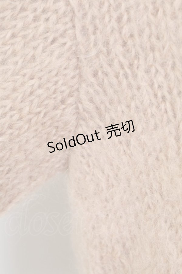 画像6: PINK HOUSE / カゴ入り編みぐるみクマ付きモヘアカーディガン  ピンク T-25-12-14-006-LO-TO-SA-ZT147 (6)