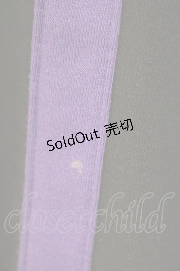 画像6: NOEMIE / Kuromiスウェットセーラーワンピース  黒Ｘ紫 T-25-12-14-010-LO-OP-SA-ZT (6)