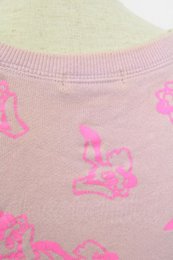 画像3: MILK / ラビットパターンドレス  パープル T-25-12-14-011-ML-OP-SA-ZT (3)