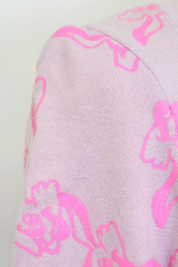 画像7: MILK / ラビットパターンドレス  パープル T-25-12-14-011-ML-OP-SA-ZT (7)