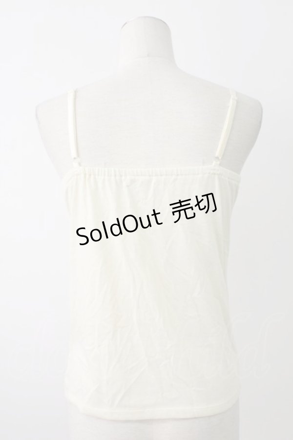 画像2: axes femme / ガーデンキャミ  アイボリー T-25-12-17-004-AX-TO-SA-ZT526 (2)