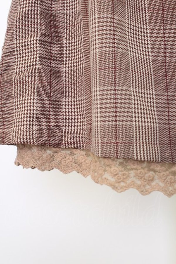 画像3: axes femme / サイドベルトタックキュロット  ブラウン T-25-12-17-033-AX-PA-SA-ZT (3)