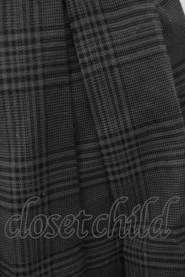 画像3: axes femme / チェックショートパンツ  グレーＸ黒チェック T-25-12-17-036-AX-PA-SA-ZT (3)
