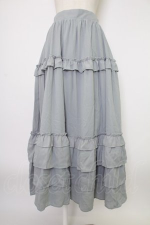 画像: axes femme kawaii / ロマンティックフリルスカート  グリーン T-25-12-17-038-AX-SK-SA-ZT