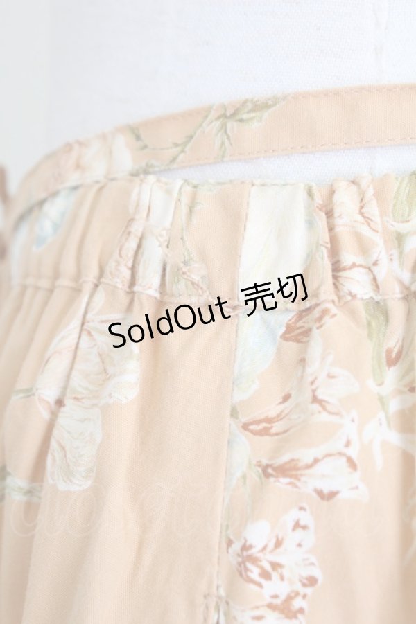 画像3: KANEKO ISAO / ブーケ柄&フリルスカート  オレンジ T-25-12-17-039-EL-SK-SA-ZT (3)