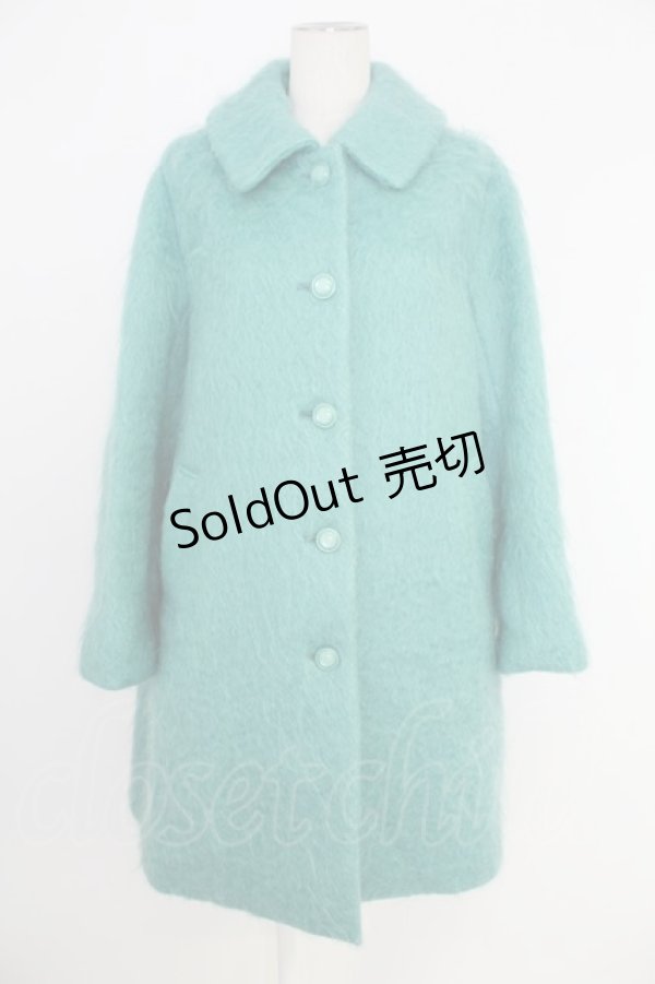 画像1: PINK HOUSE / モヘアコート  グリーン T-25-12-17-044-LO-CO-SA-ZT (1)