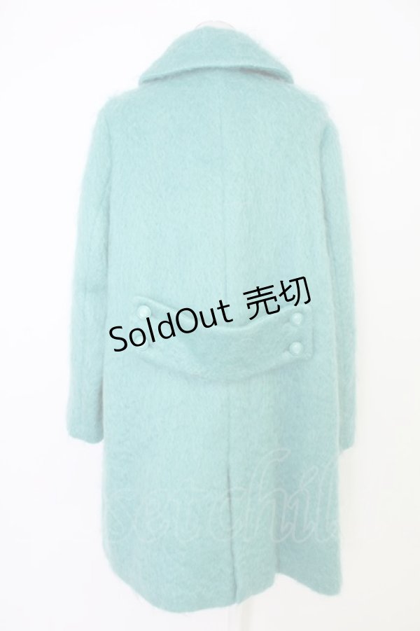 画像2: PINK HOUSE / モヘアコート  グリーン T-25-12-17-044-LO-CO-SA-ZT (2)