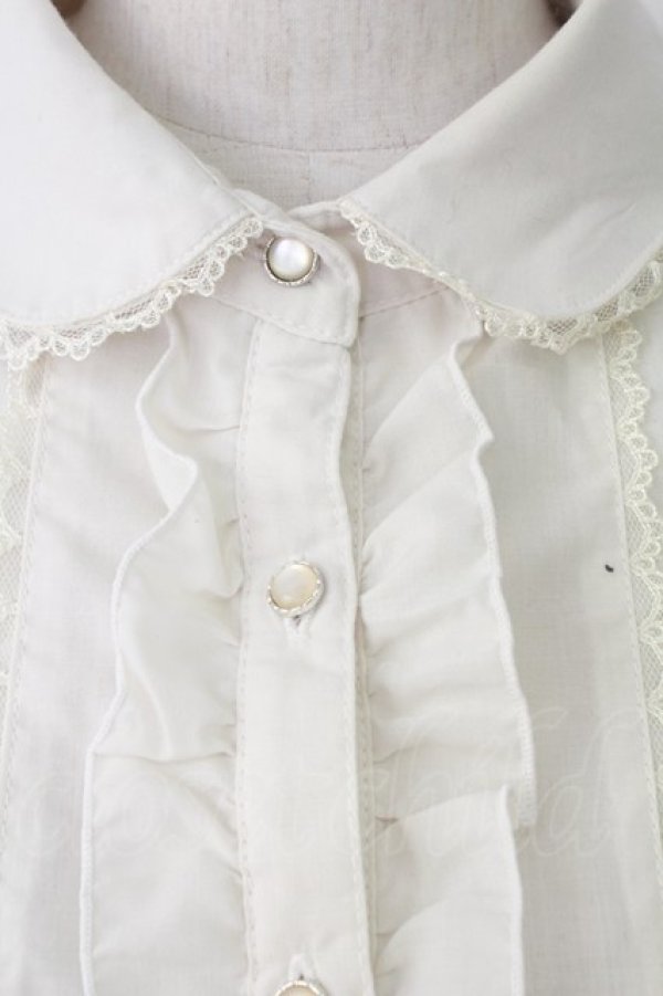 画像3: axes femme / カメオ付アンティークブラウス  アイボリー T-25-12-17-008-AX-BL-SA-ZT (3)