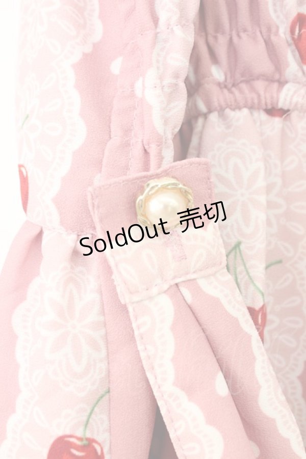 画像5: axes femme Kawaii / クマパフェ総柄ジャンスカ  ピンク T-25-12-17-021-AX-OP-SA-ZT526 (5)