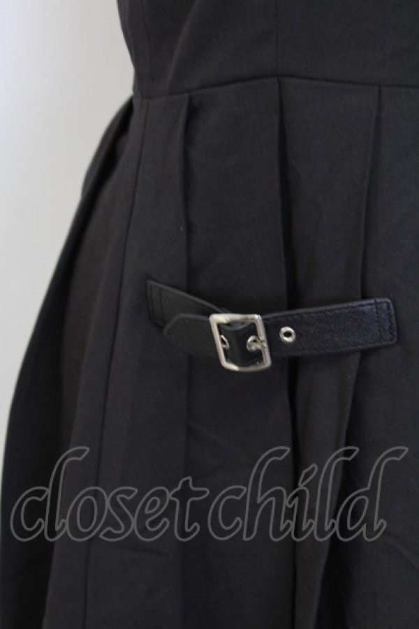 画像3: Ank Rouge / サイドベルトジャンパースカート  黒 T-25-12-18-027-CA-OP-SA-ZT (3)