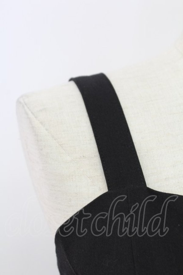 画像4: Ank Rouge / サイドベルトジャンパースカート  黒 T-25-12-18-027-CA-OP-SA-ZT (4)