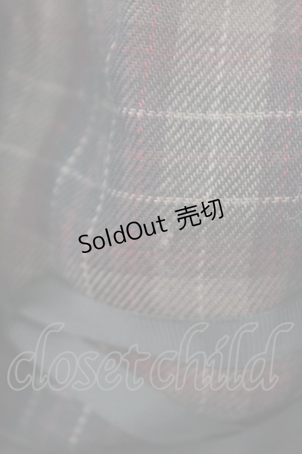 画像3: axes femme / タータンチェックジャケット M ブラウン T-25-12-18-032-AX-JA-SA-ZT436 (3)