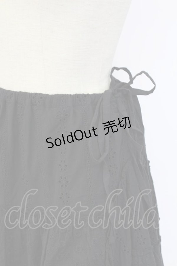 画像3: axes femme / レース切り替えスカート  黒 T-25-12-18-034-AX-SK-SA-ZT436 (3)