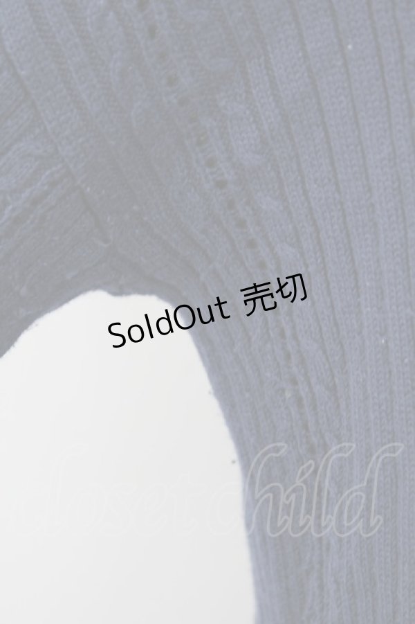 画像6: axes femme / 花刺繍ロングニットカーデ  ネイビー T-25-12-18-004-AX-TO-SA-ZT401 (6)