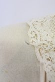 画像3: PINK HOUSE / レース襟&ニットリボン付きパールボタンカーディガン  アイボリー T-25-12-18-039-LO-TO-SA-ZT (3)