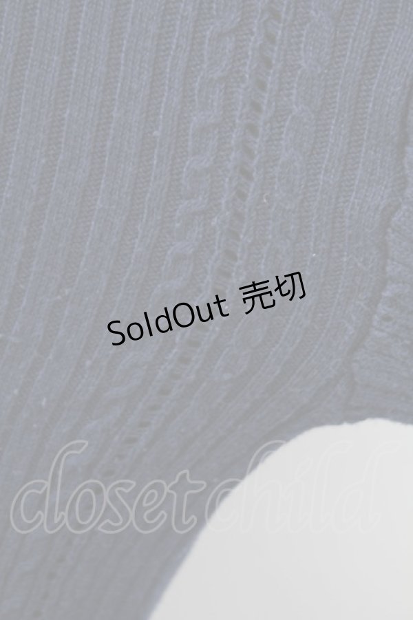 画像7: axes femme / 花刺繍ロングニットカーデ  ネイビー T-25-12-18-004-AX-TO-SA-ZT401 (7)