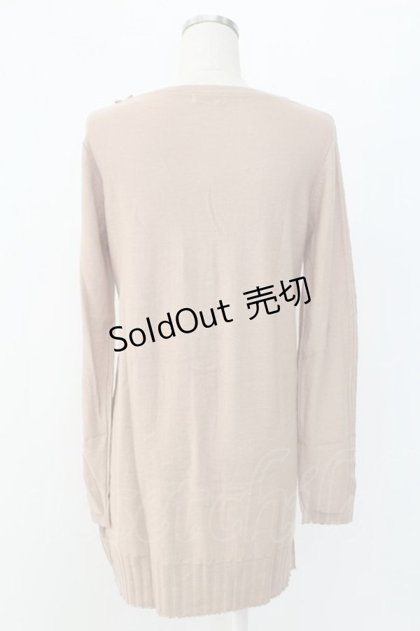 画像2: axes femme / リボンいっぱいロングカーディガン  ピンク T-25-12-18-012-AX-TO-SA-ZT (2)