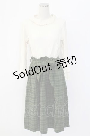 画像: axes femme / 2021年福袋ワンピース M キナリ×グリーン T-25-12-18-018-AX-OP-SA-ZT