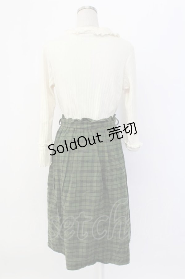 画像2: axes femme / 2021年福袋ワンピース M キナリ×グリーン T-25-12-18-018-AX-OP-SA-ZT (2)