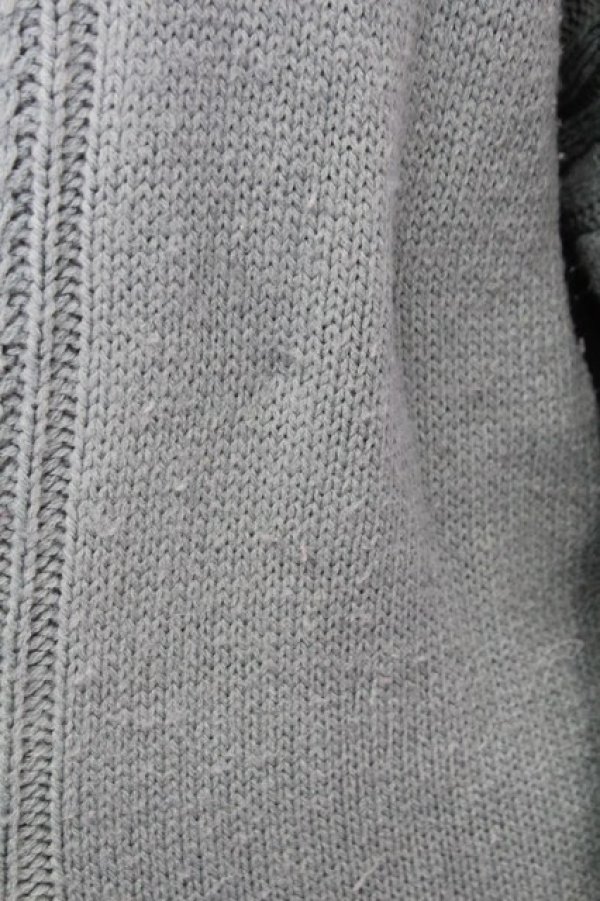 画像5: axes femme / 袖刺繍パーカーニットワンピース  サックス T-25-12-18-020-AX-OP-SA-ZT (5)