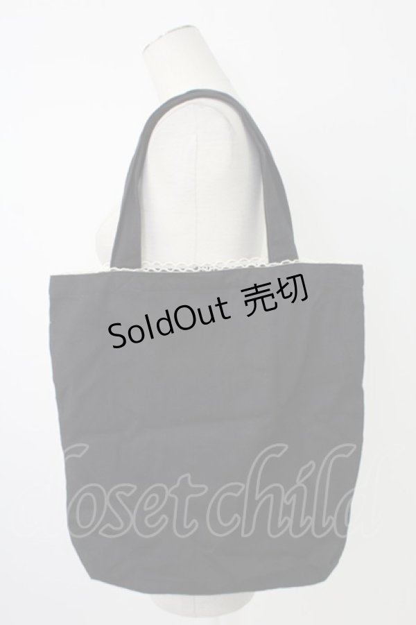 画像2: metamorphose / いちごptトートバッグ  ブラック T-25-12-19-044-ME-BG-SA-ZT (2)