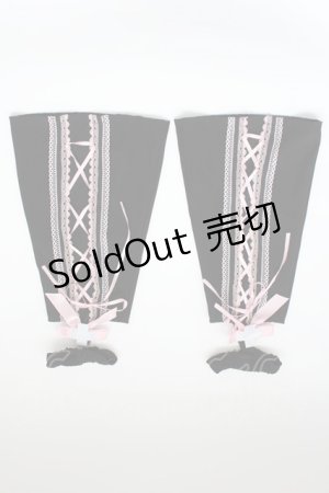 画像: ACDC RAG / おてあてレッグウォーマー  黒Ｘピンク T-25-12-19-046-PU-ZA-SA-ZT485