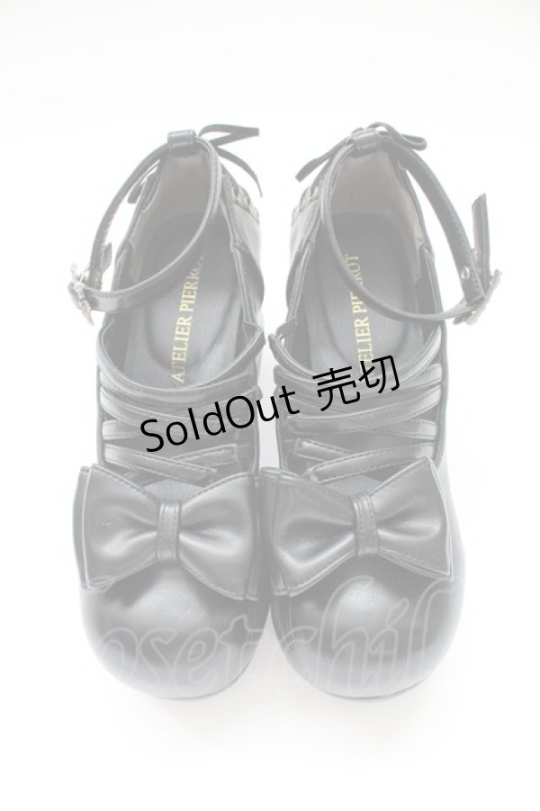 画像2: ATELIER PIERROT / Allure Lace-Up Pumps L 黒 T-25-12-19-051-EL-SH-SA-ZT (2)