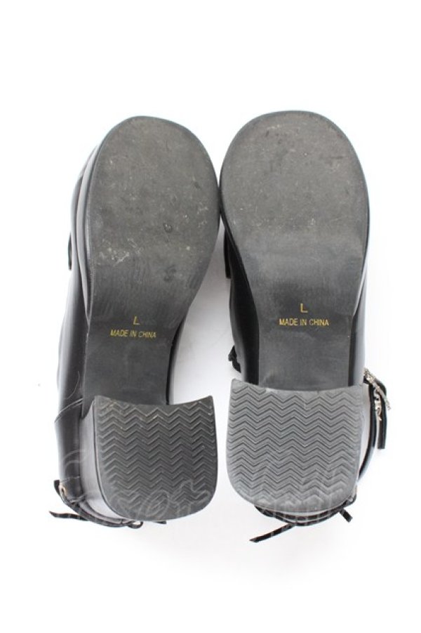 画像5: ATELIER PIERROT / Allure Lace-Up Pumps L 黒 T-25-12-19-051-EL-SH-SA-ZT (5)