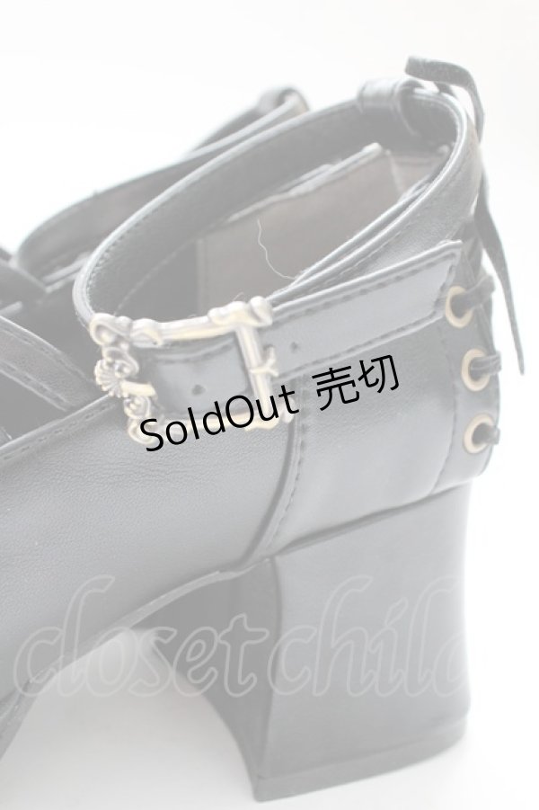 画像7: ATELIER PIERROT / Allure Lace-Up Pumps L 黒 T-25-12-19-051-EL-SH-SA-ZT (7)