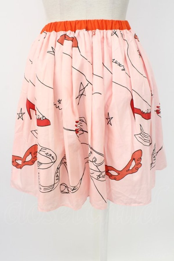 画像2: MILK / アーティースカート  ピンク T-25-12-19-008-ML-SK-SA-ZT (2)