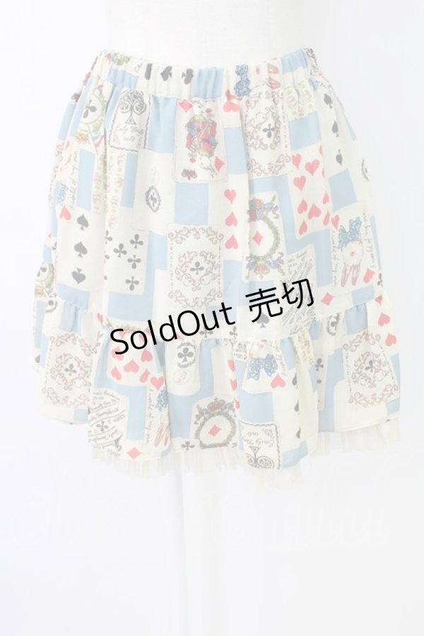 画像1: Emily Temple cute / トランプスカート  アイボリー T-25-12-19-009-ET-OP-SA-ZT (1)