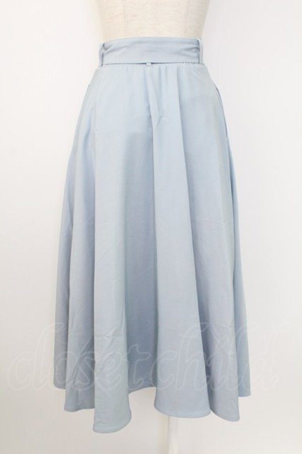 画像2: F&A / カラーパレットスカート  サックス T-25-12-19-010-LO-SK-SA-ZT (2)