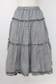 画像1: m petit by misako / NINA'Sギャザースカート S 黒Ｘ白 T-25-12-19-014-LO-SK-SA-ZT (1)
