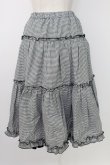 画像2: m petit by misako / NINA'Sギャザースカート S 黒Ｘ白 T-25-12-19-014-LO-SK-SA-ZT (2)
