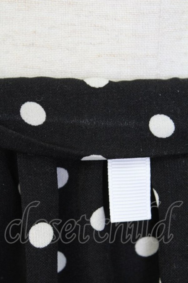 画像4: LODISPOTTO / ドットリボンスカート  黒Ｘ白 T-25-12-19-015-LO-SK-SA-ZT (4)