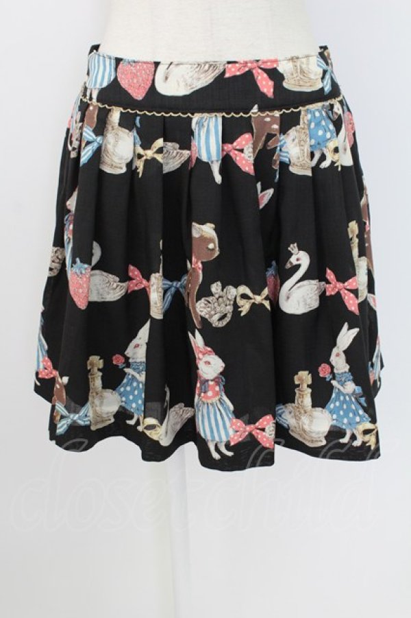 画像1: Emily Temple cute / アンティークジュエリースカート  黒 T-25-12-19-016-ET-SK-SA-ZT (1)