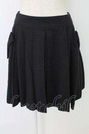 画像: Emily Temple cute / サイドポケットプリーツスカート  黒 T-25-12-19-020-ET-SK-SA-ZT