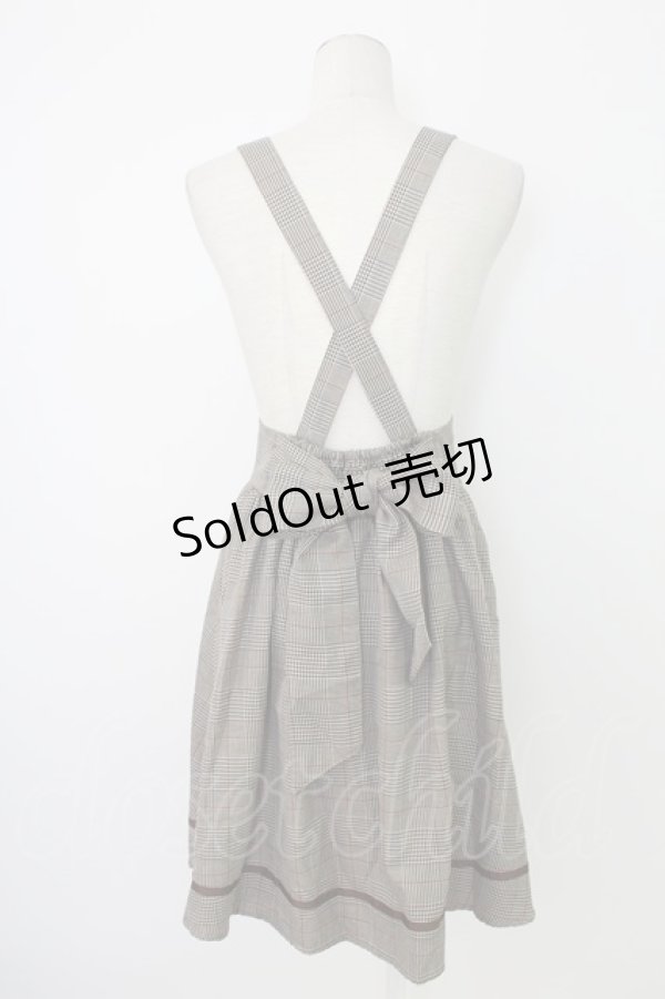 画像2: Amavel / 配色ライン入りBACKリボンジャンスカ  ブラウン T-25-12-19-021-CA-OP-SA-ZT528 (2)