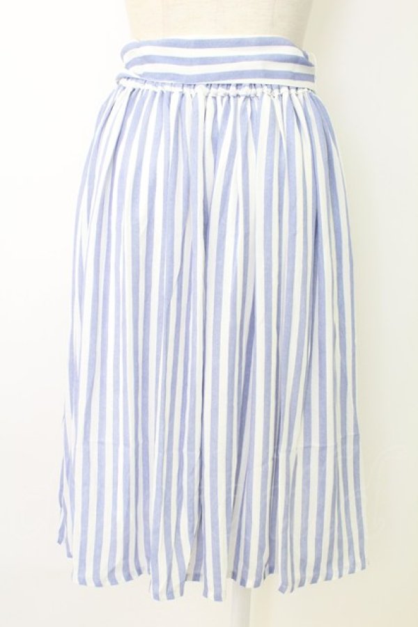 画像2: Rydia / ストライプスカート  青Ｘ白 T-25-12-19-002-PU-SK-SA-ZT (2)