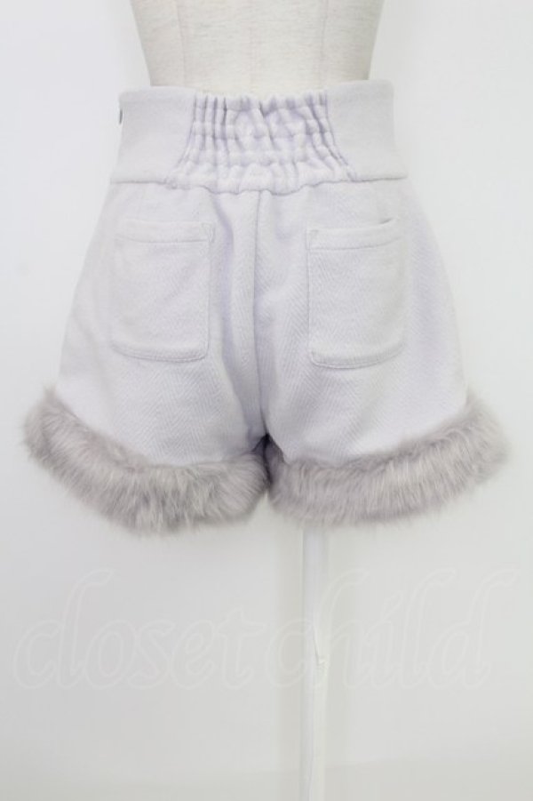 画像2: LIZ LISA / 裾ファーショートパンツ  グレー T-25-12-19-026-LO-PA-SA-ZT (2)