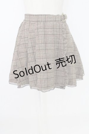 画像: LIZ LISA / チェック巻き風スカパン  ブラウン T-25-12-19-027-LO-SK-SA-ZT528