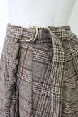 画像4: LIZ LISA / チェック巻き風スカパン  ブラウン T-25-12-19-027-LO-SK-SA-ZT (4)
