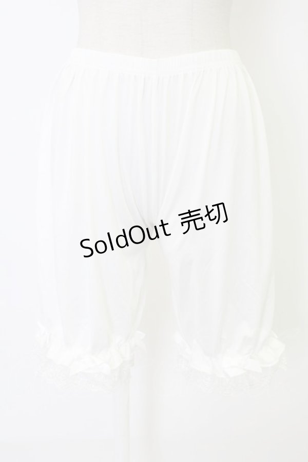 画像1: m petit by misako / AM3ブキモウドロワーズ M〜L 白 T-25-12-19-029-LO-PA-SA-ZT528 (1)