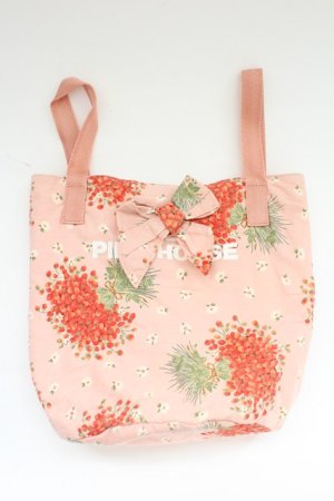 画像: BABY PINK HOUSE / 苺ブーケptバケツバッグ  ピンク T-25-12-19-035-0-BG-SA-ZT