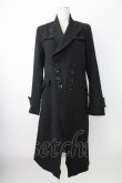 画像1: BPN FOR MEN / Wボタンロングジャケット  黒 T-25-12-21-032-GO-JA-SA-ZT (1)